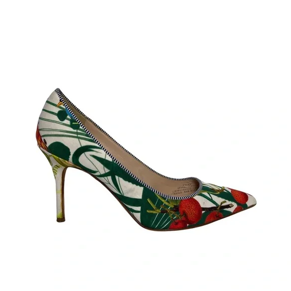 J. Crew Women's Elsie In Ratti Into The Wild Print Pumps 7.5